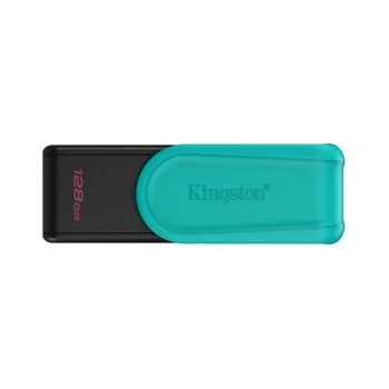 Kingston DataTraveler Exodia S 128GB USB 3.2 Gen 1 atmintinė, juoda/žydra