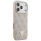 Guess 4G Strap Triangle Logo MagSafe dėklas skirtas iPhone 17 Pro, rožinis