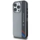 BMW Motosport IML Vertical Stripe dėklas iPhone 16 Pro Max, pilkas