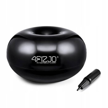 4FIZJO Donut Air Ball Gymnastic Ball Black