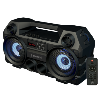 Nešiojama „Bluetooth“ kolonėlė Rebeltec SoundBOX 465 40W, juoda