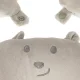 2in1 Travel Pillow and Bear Toy, Grey