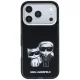 Karl Lagerfeld Karl&Choupette MagSafe dėklas iPhone 17 / 18 Pro Max, juodas