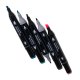 Double-Sided Alcohol Markers in Case 48 pcs + Stand