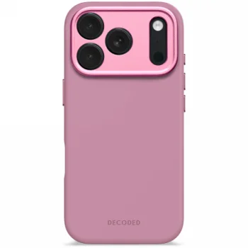 Decoded AntiMicrobial Silicone Backcover MagSafe  iPhone 17 Pro - Pink