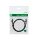 Ugreen NW102 50174 flat LAN Ethernet cable Cat. 6 2m - black