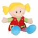Minkšta skudurinė lėlė mergaitė rengimosi mokymuisi, 46 cm