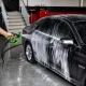Automobilio plovimo pistoletas su putų purkštuvu ir talpa 1/2\"