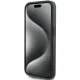 Karl Lagerfeld dėklas iPhone 15 Pro telefonui Saffiano Cardslot, juodas
