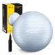 Exercise Ball 65cm 4FIZJO for Yoga, Stability & Physical Therapy, Anti-Burst, Grey