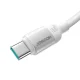 Joyroom S-A62 Lively Series USB-A į USB-C laidas 3A 1.2 m, baltas