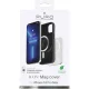 Puro Icon Mag MagSafe silikoninis dėklas iPhone 14 Pro Max, juodas