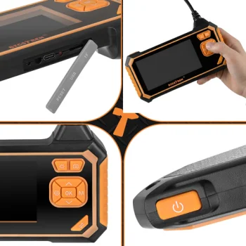 Bigstren endoskopas - tikrinimo kamera su 4.3" LCD ekranu, 5m