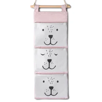 Nukido Hanging Toy Organizer, Pink