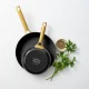 Keptuvių rinkinys GreenPan Padova Reserve 20 cm ir 26 cm, juodas ir auksinis