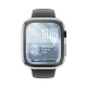 AmazingThing Radix apsauginis stiklas su dėklu Apple Watch Series 11 46mm, skaidrus
