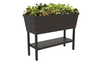 Gėlių vazonas Keter Urban Bloomer XL su laistymo sistema, 113 x 46 x 78 cm, pilkas