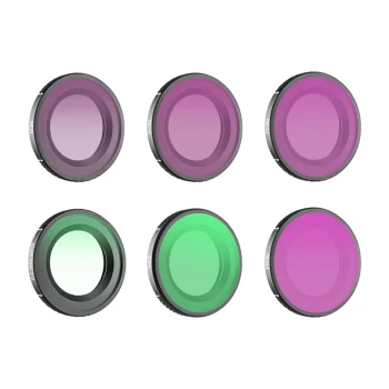 Sunnylife 6 filtrų rinkinys kamerai Osmo Nano (Black Mist 1/4, CPL, ND8/16/32/64)