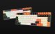 Mechaninė klaviatūra Royal Kludge RK100 RGB, Brown switch (juoda-oranžinė)