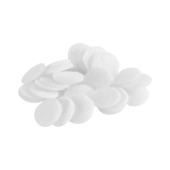 Medvilniniai filtrai mikrodermabrazijai, maži, 10 mm, 40 vnt.