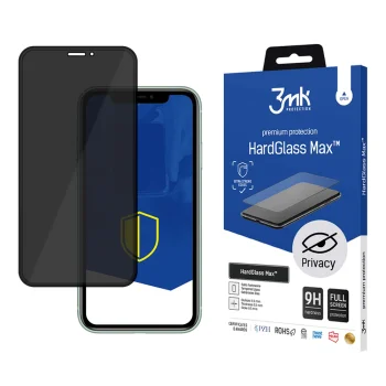 3mk HardGlass Max Privacy apsauginis stiklas iPhone XS Max / 11 Pro Max