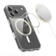 Tech-Protect Flexair Hybrid CC MagSafe dėklas, skirtas iPhone 17 Pro Max, skaidrus