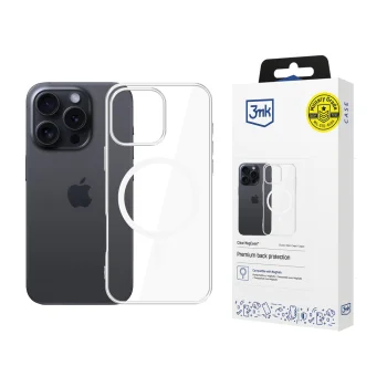 Dėklas 3Mk Protection MagCase, Apple iPhone 16 Pro, skaidrus