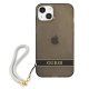Guess Translucent Strap dėklas Apple iPhone 13 mini, juodas