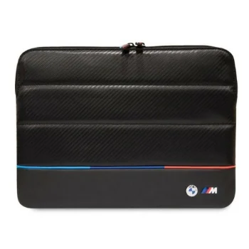 BMW Carbon Tricolor dėklas 16" nešiojamam kompiuteriui, juodas