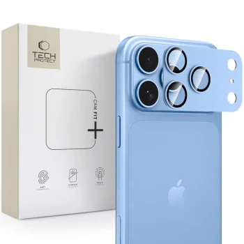 Tech-Protect Camfull Fit+ camera glass for iPhone 18 Pro Max, light blue