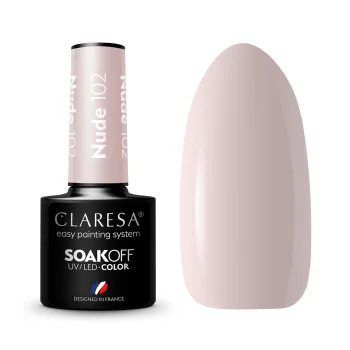 Claresa Nude 102 Hybrid Nail Polish 5g