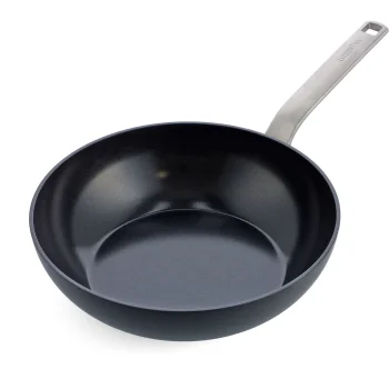 GreenPan Evolution kiniška keptuvė wok 28 cm, juoda