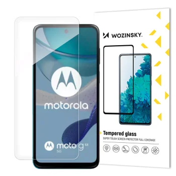 Grūdintas apsauginis stiklas Wozinsky telefonui Motorola Moto G53, 9H, skaidrus