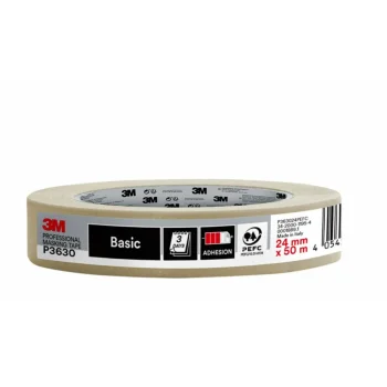 3M Scotch PRO P3630 dažymo juosta 24 mm x 50 m, smėlinė