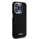 DKNY Liquid Silicone dėklas Apple iPhone 14 Pro su MagSafe, juodas