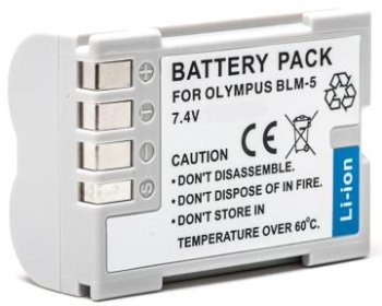 Extra Digital Battery for Olympus PS-BLM5