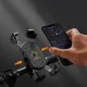 Rockbros 25210030001 dviračio telefono laikiklis ant vairo - juodas