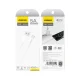 Dudao L4ST laidas USB-A / USB-C, 2A, 1m, baltas