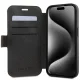 Guess 4G Metal Logo atverčiamas dėklas iPhone 15 Pro Max, rudas