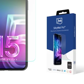 3MK Silky Matt Pro apsauginė ekrano plėvelė, skirta Apple iPhone 15