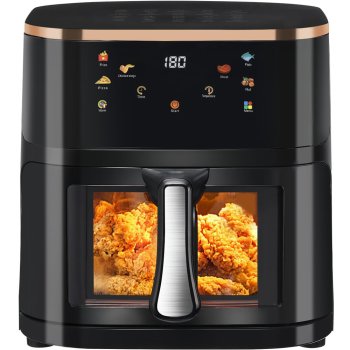 Karšto oro gruzdintuvė 140584, 1400W, 10L, juoda