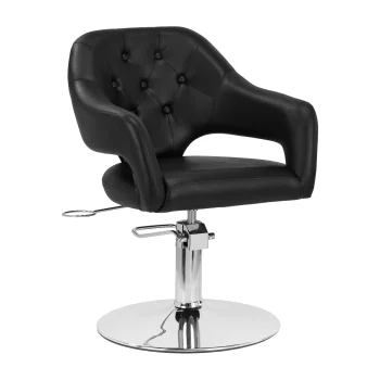 Gabbiano Parma Hairdressing Chair, Black