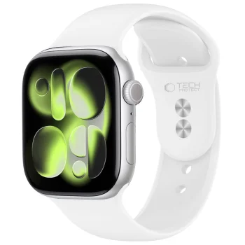 Tech-Protect Silicone laikrodžio dirželis Apple Watch 40 / 41 / 42 mm, baltas