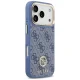 Dėklas Guess 4G Strass Logo MagSafe, skirtas iPhone 17 Pro, mėlynas