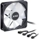 ADATA XPG VENTO R 120 ARGB reversiniai ventiliatoriai, 120mm, juodi, 3 vnt.