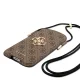 Guess telefono dėklas-rankinė GUHCP12M4GPSBR, iPhone 12 / 12 Pro, rudas