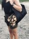 Canvas Firewood Log Carrier Tote Bag, 98x45 cm