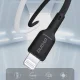 Dudao L9X 30W USB-C į Lightning laidas 2m, juodas