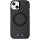 BMW dėklas Pattern MagSafe skirtas iPhone 14 Plus / 15 Plus, pilkas