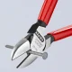 KNIPEX šoninio kirpimo replės 140 mm, sidabrinė ir raudona